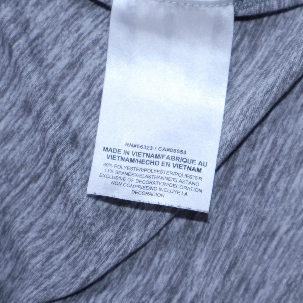 Nike Dri-FIT Harvard Heathered Grey‎ Half Zip Pullover Womens Small Thumbholes